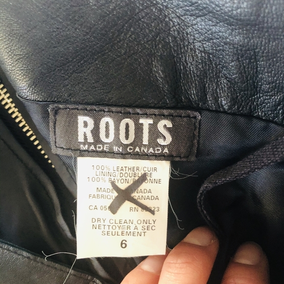 Roots 100% Leather skirt - Picture 3 of 6